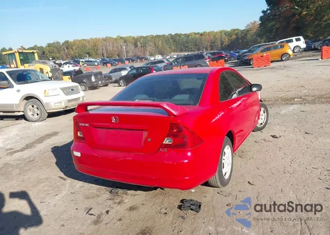 2002 Honda Civic Lx from USA, damaged, VIN 1HGEM22592L014092